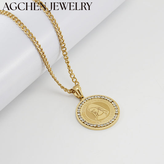 AG Kolĉeno por Virinoj el Minimalisma Neoksidebla Ŝtalo