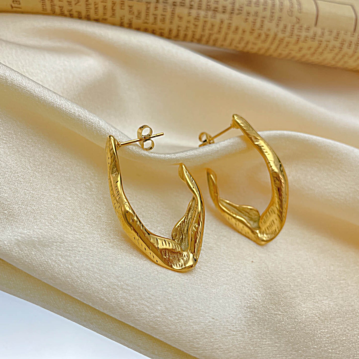 AG Freedom Eagle Wings Stainless Steel Earrings - AGCHEN JEWELRY,earrings