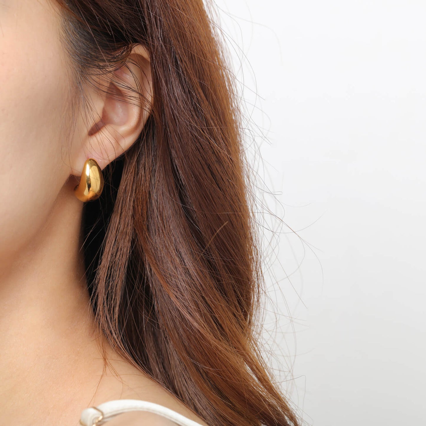AG Gold Cute & Smart Dolphin Stainless Steel Earrings - AGCHEN JEWELRY,earrings