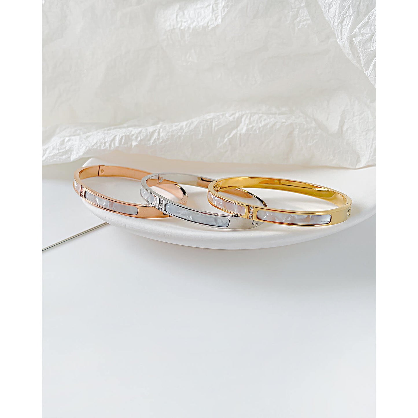 AG Luxury Bangle With Elegant Cubic Zirconia Bracelet - AGCHEN JEWELRY,bracelet