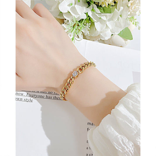 AG Eternal Love Bracelet with Sparkling Zirconia - AGCHEN JEWELRY,bracelet