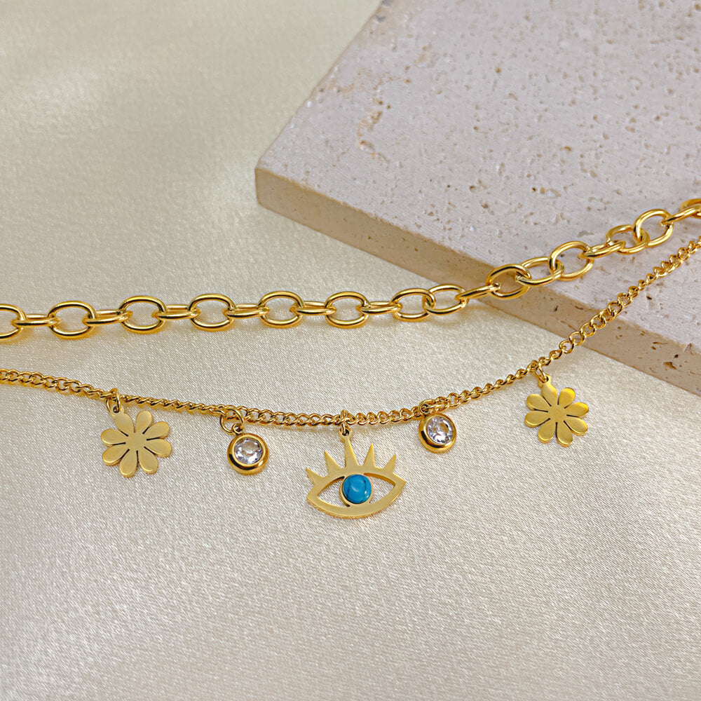 AG Hope And Freedom Bracelet With Turquoise Stone - AGCHEN JEWELRY,bracelet