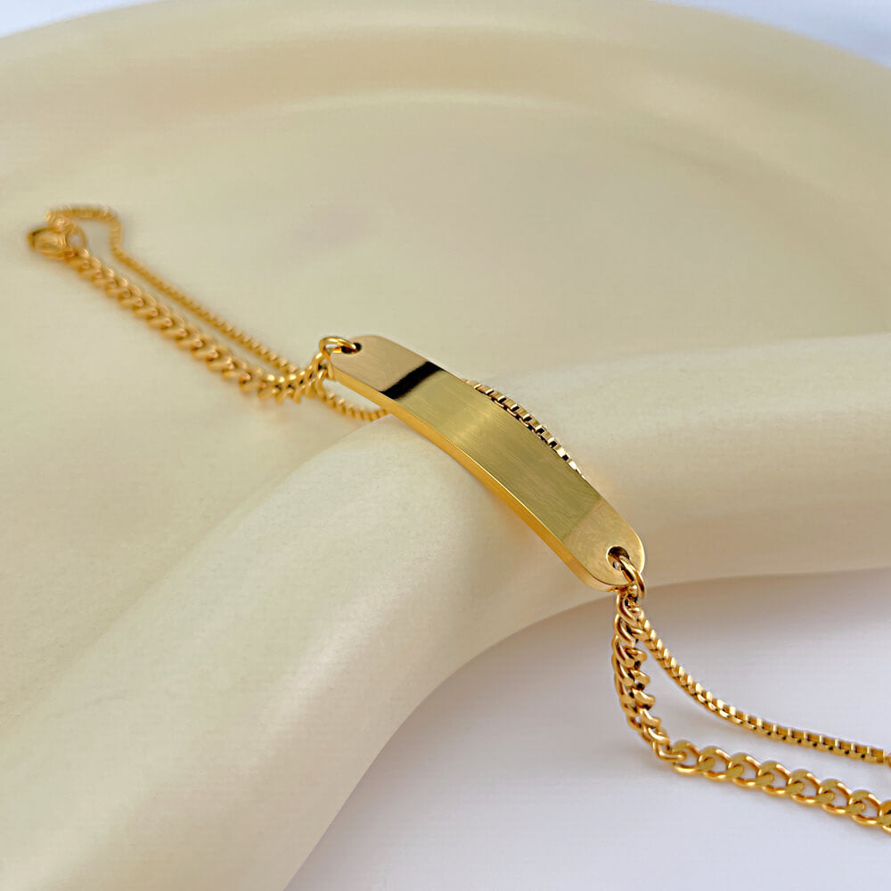 AG Dream Chaser Stainless steel Interlocking Chain Bracelet - AGCHEN JEWELRY,bracelet