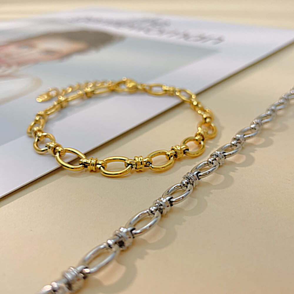 AG Chic & Simple Interlocking Ring Bracelet - AGCHEN JEWELRY,bracelet