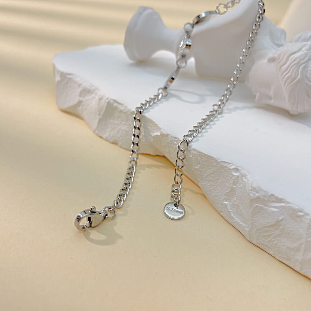 AG Gold Stainless Steel Bracelet With Intertwining Hearts - AGCHEN JEWELRY,bracelet
