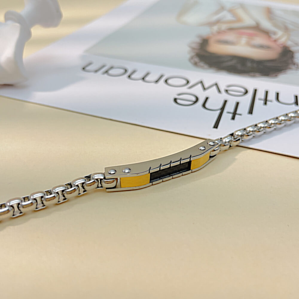 AG Love and Commitment Stainless Steel Bracelet With Vibrant Design - AGCHEN JEWELRY,lover bracelet