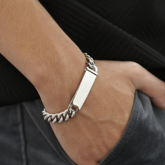 AG Declaration of Love Stainless Steel Bracelet - AGCHEN JEWELRY,lover bracelet