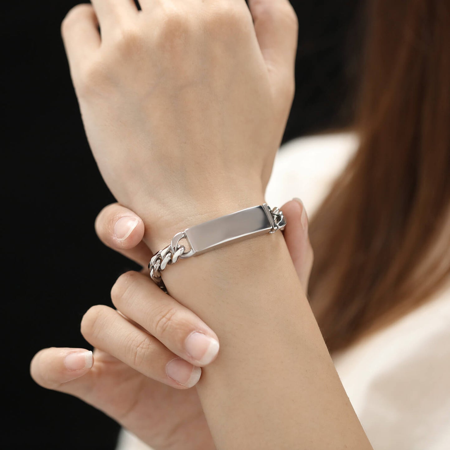AG Declaration of Love Stainless Steel Bracelet - AGCHEN JEWELRY,lover bracelet