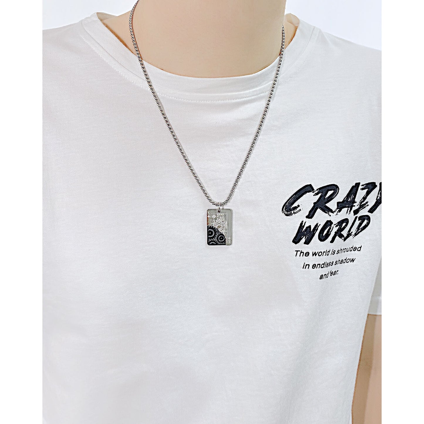 AG Lovers' King and Queen Pendant Necklace - AGCHEN JEWELRY,men necklace