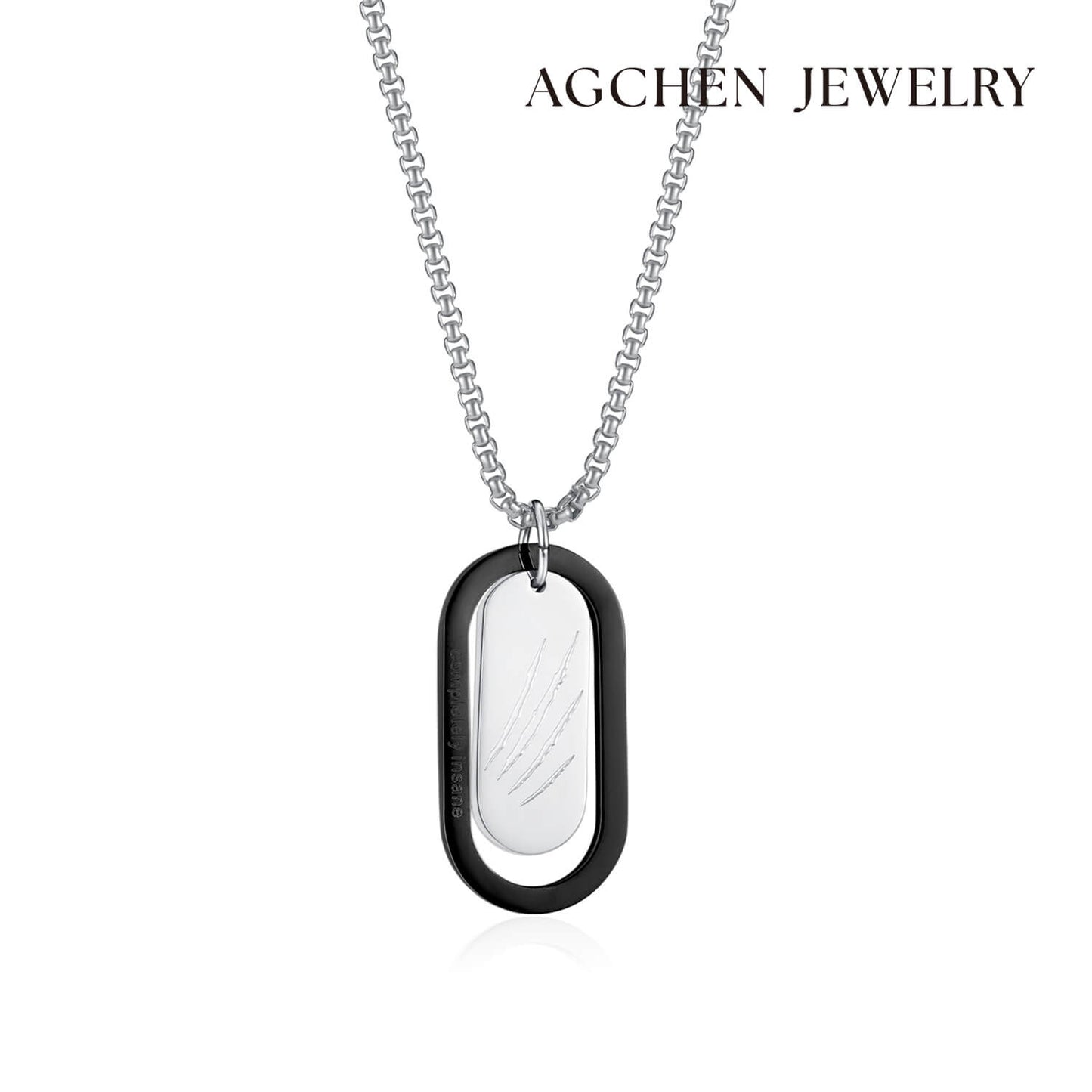 AG Inner Beast Claw Marks Pendant Necklace - AGCHEN JEWELRY,men necklace