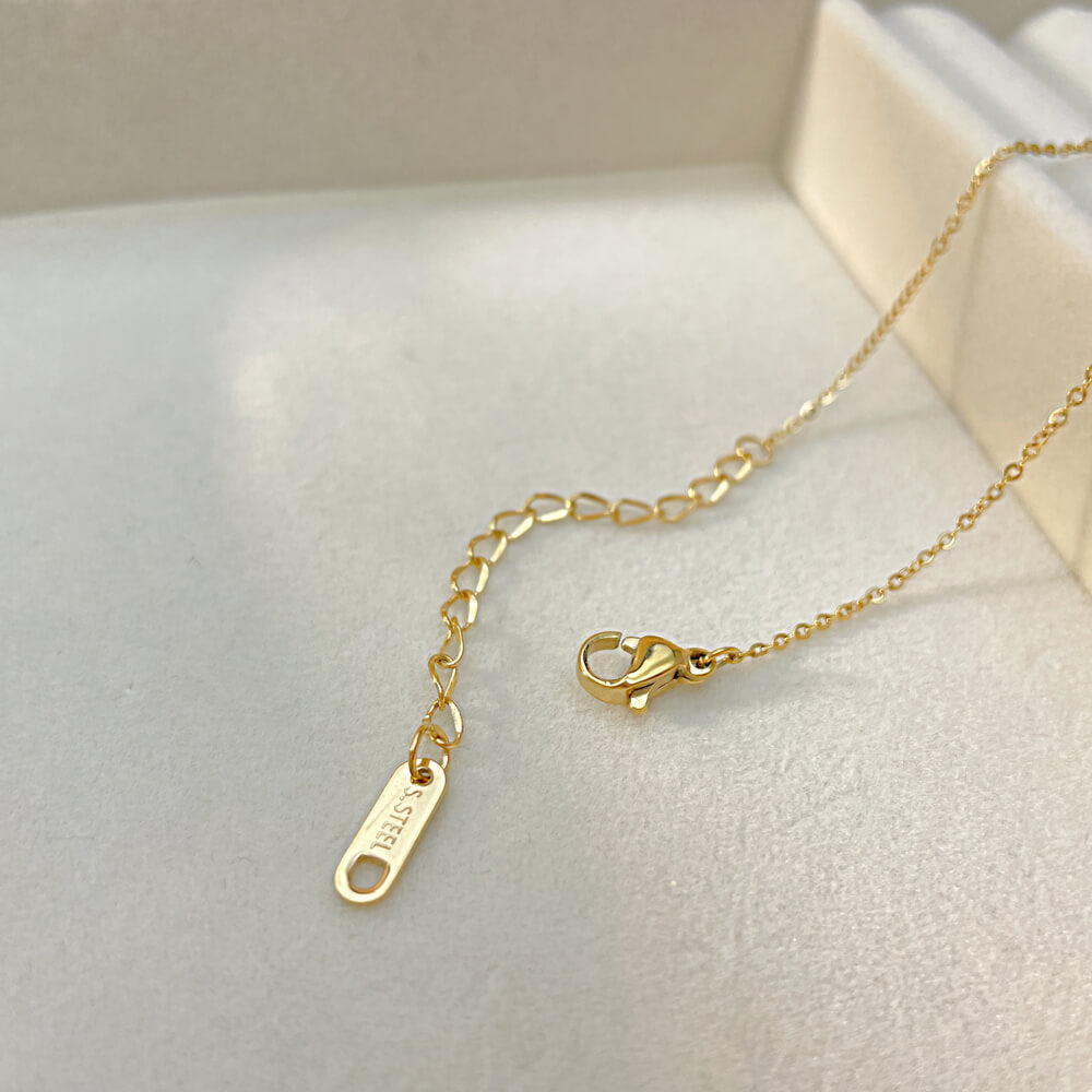 AG Seiko Diamond Pendant With Sparkling Cubic Zirconia Necklace - AGCHEN JEWELRY,necklace