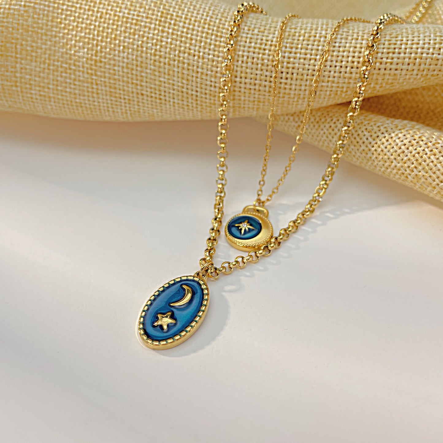 AG Dazzling Starry Sky Dreaming Pendant Necklace - AGCHEN JEWELRY,necklace