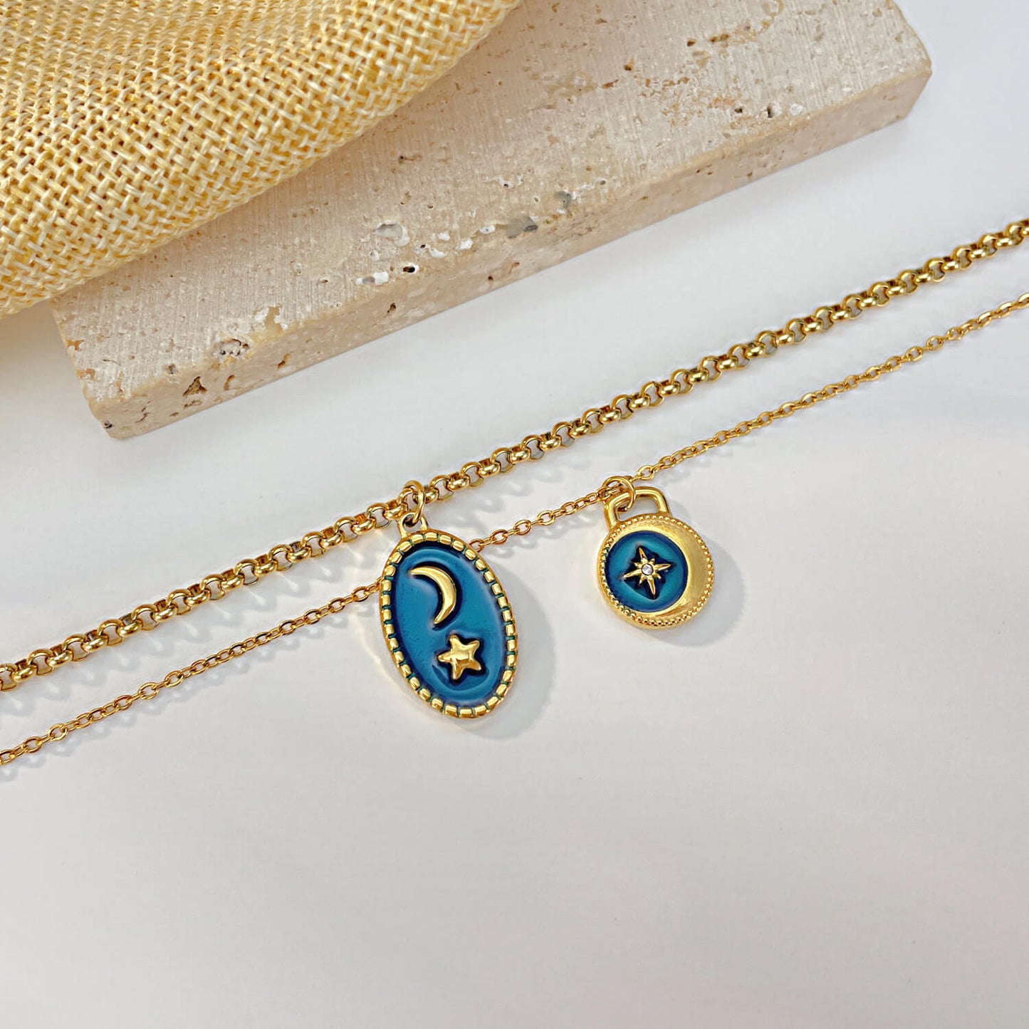 AG Dazzling Starry Sky Dreaming Pendant Necklace - AGCHEN JEWELRY,necklace