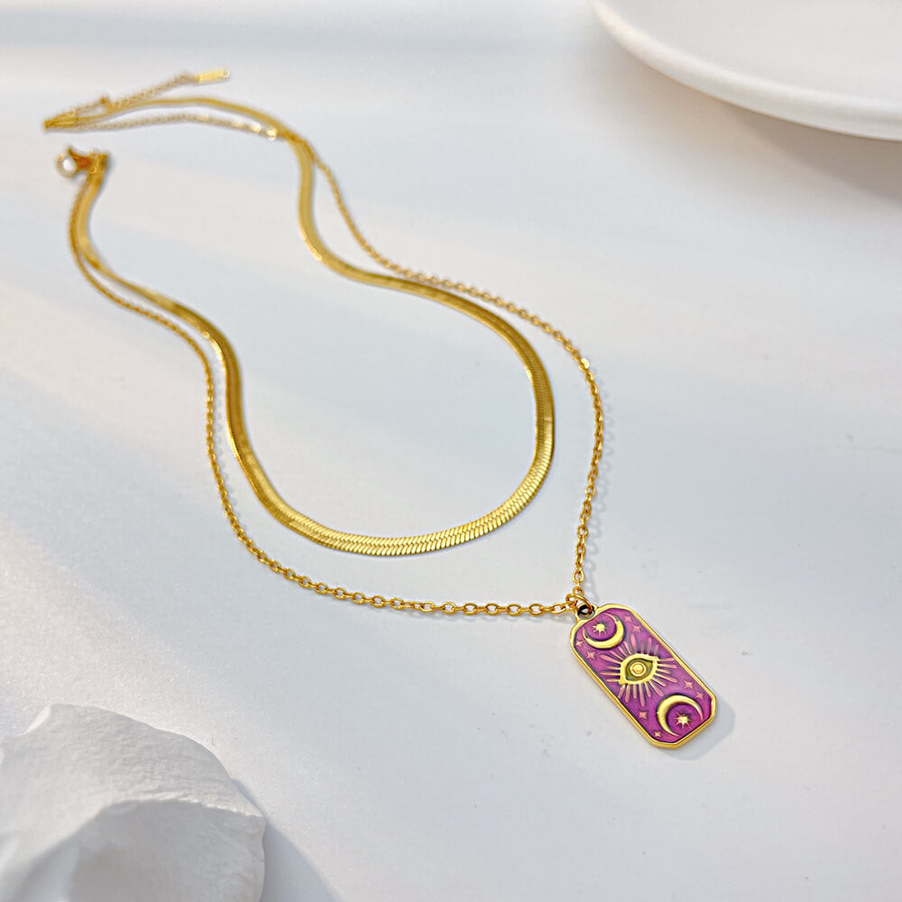 AG Gorgeous Pendant Necklace With Oracle - AGCHEN JEWELRY,necklace