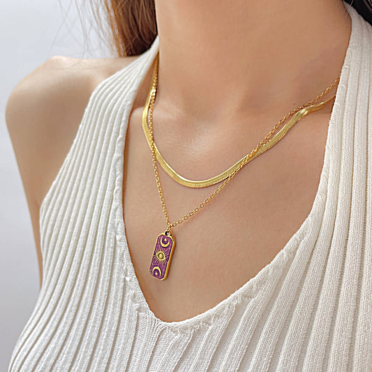 AG Gorgeous Pendant Necklace With Oracle - AGCHEN JEWELRY,necklace