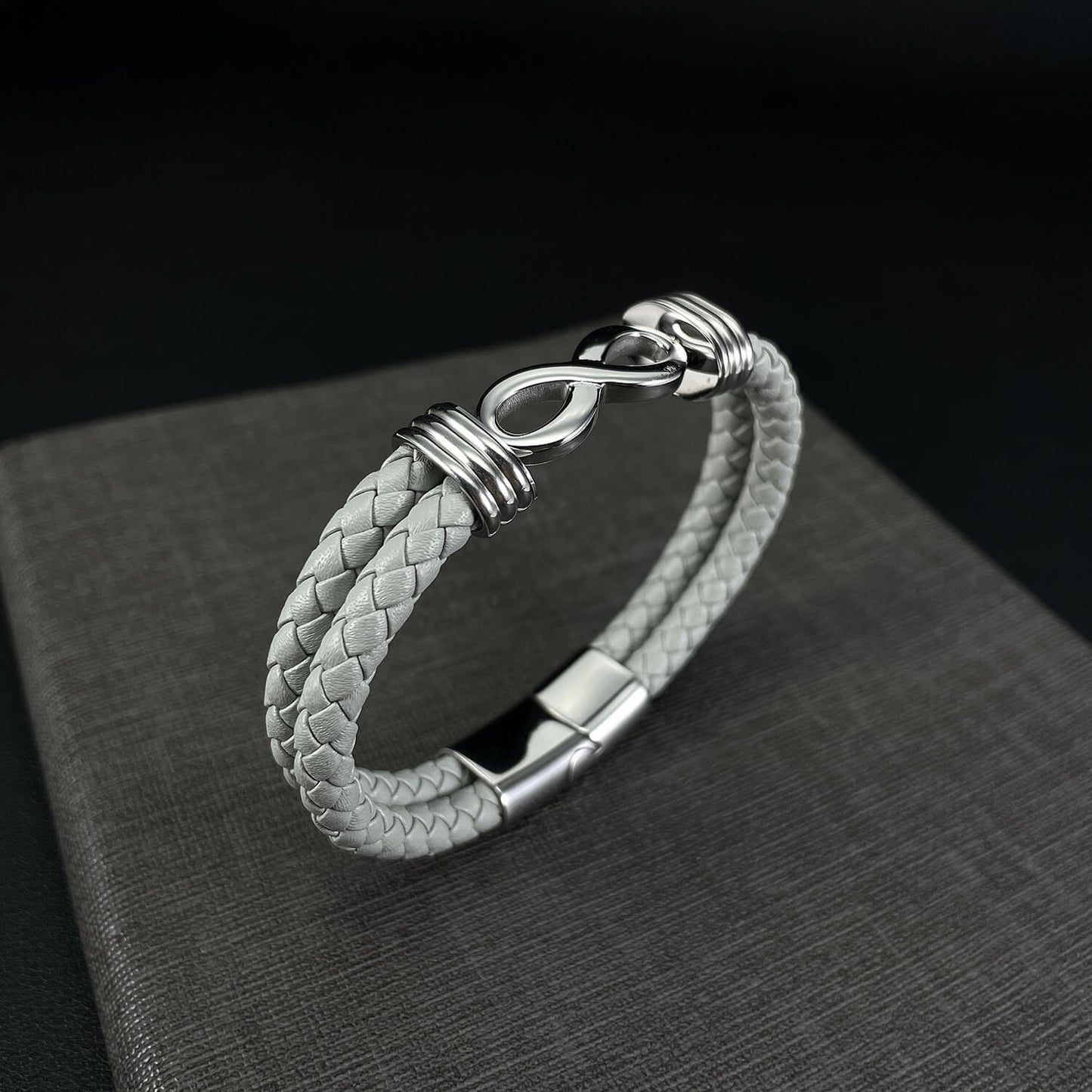 AG Mens Stainless Steel Infinity Symbol Bracelet For Eternal Friendship - AGCHEN JEWELRY,man bracelet