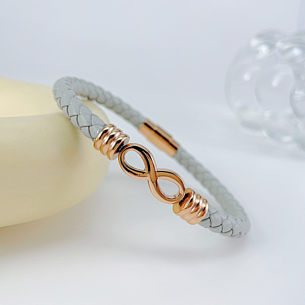 AG Rose Gold Infinity Symbol Bracelet For Endless Beauty - AGCHEN JEWELRY,bracelet