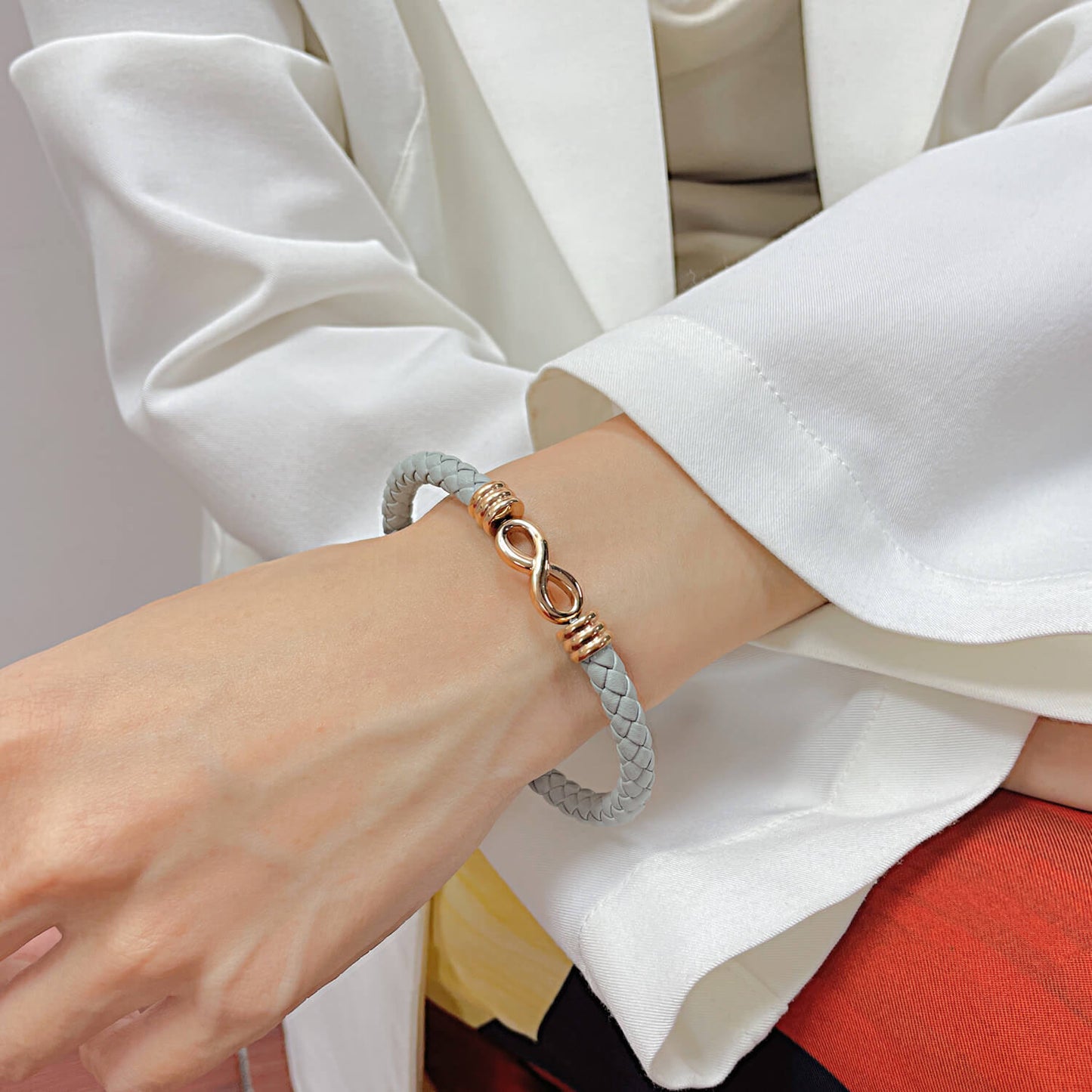 AG Rose Gold Infinity Symbol Bracelet For Endless Beauty - AGCHEN JEWELRY,bracelet