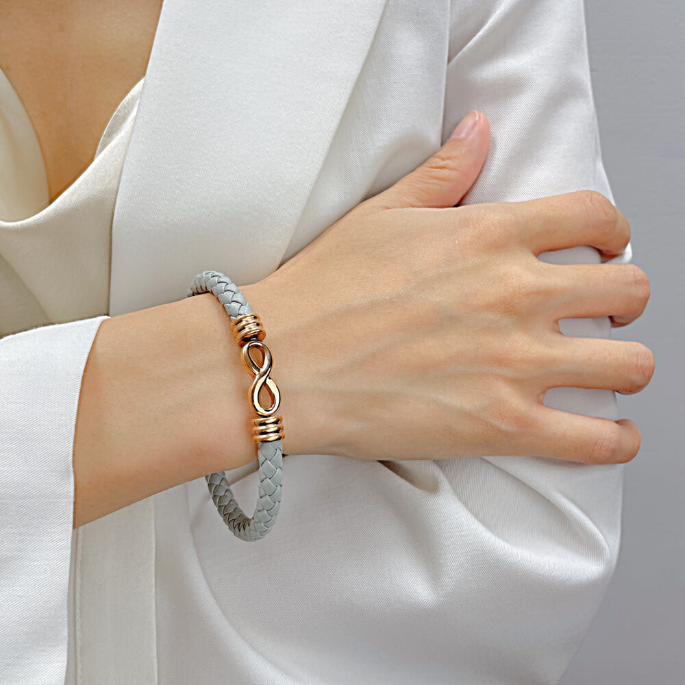 AG Rose Gold Infinity Symbol Bracelet For Endless Beauty - AGCHEN JEWELRY,bracelet