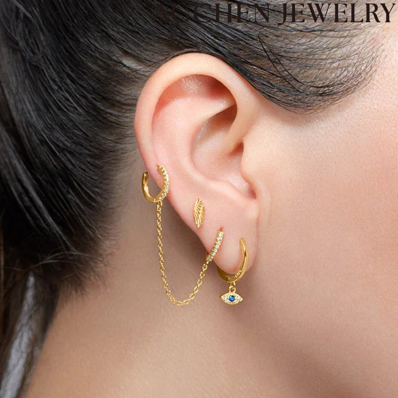 AG Wing-shaped Earrings