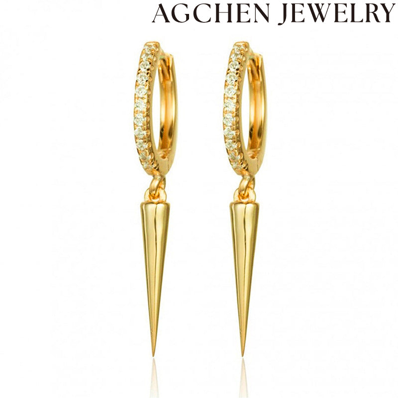 AG Pointed Tip Earrings