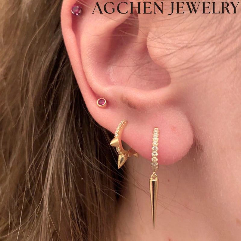 AG Pointed Tip Earrings