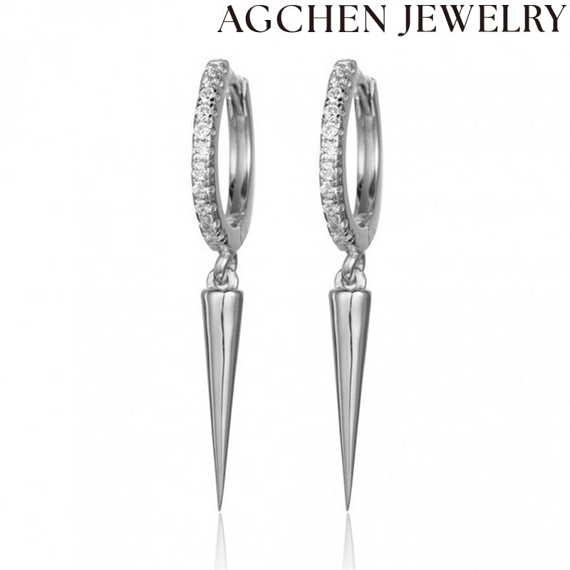 AG Pointed Tip Earrings