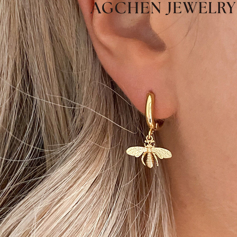 AG Adorable Bee Earrings