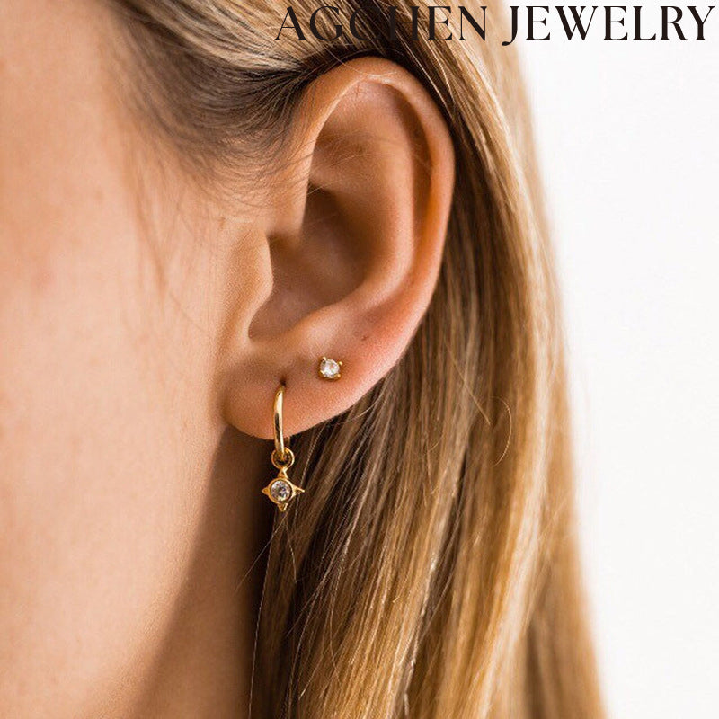 AG Starry Night Zirconia Earrings