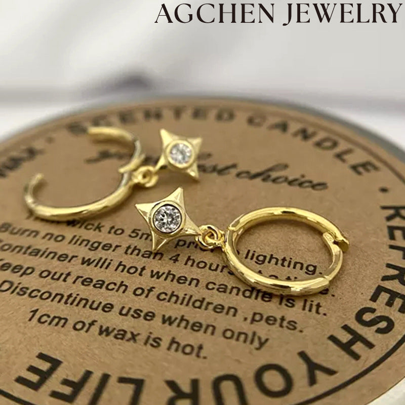 AG Starry Night Zirconia Earrings