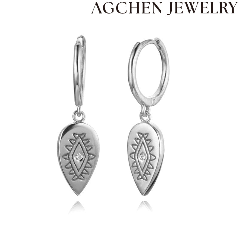 AG Fish-Shaped Copper Earrings