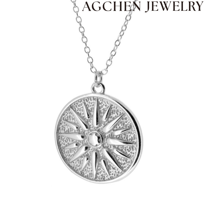 AG Round Sun Necklace