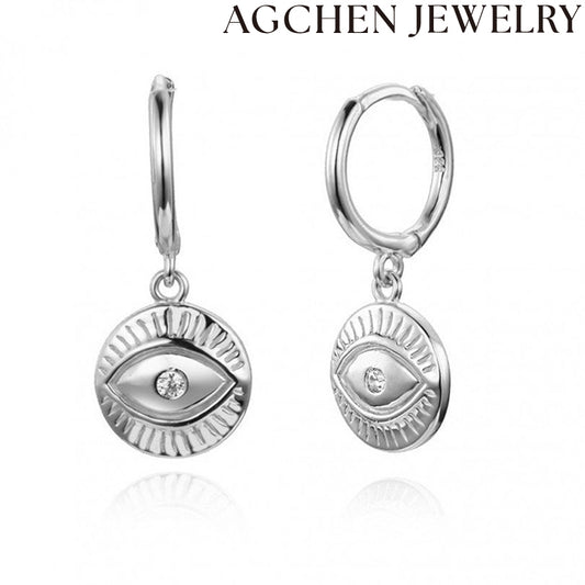 AG Demon Eye Zirconia Orelornamaĵoj