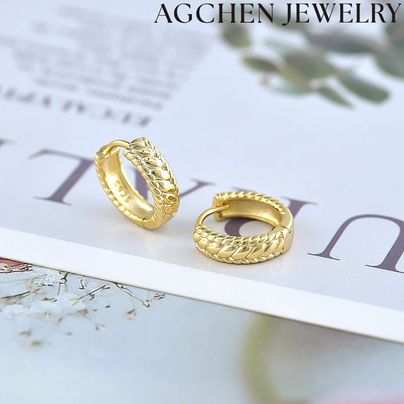 AG Wheat Spike Earrings