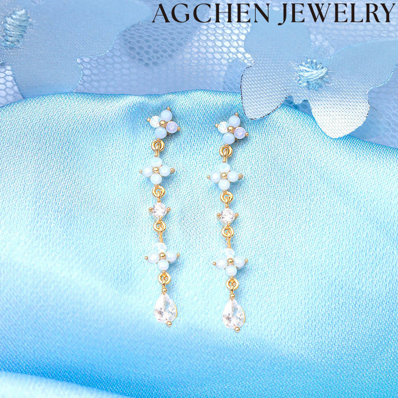 AG Blue Star Earrings