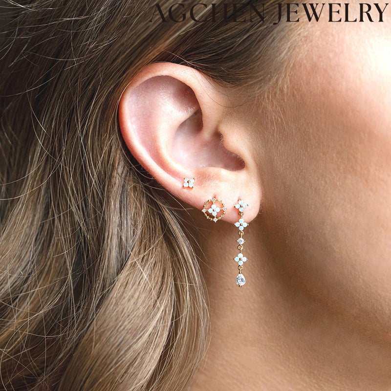 AG Blue Star Earrings