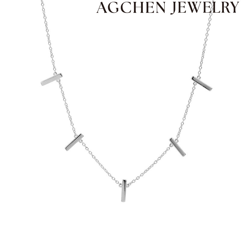 AG Bar Pendant Necklace"