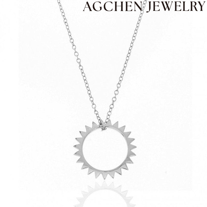 AG Minimalist Sun Necklace