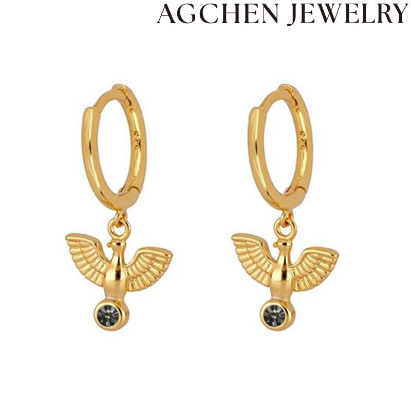 AG Peace Dove Earrings for Women