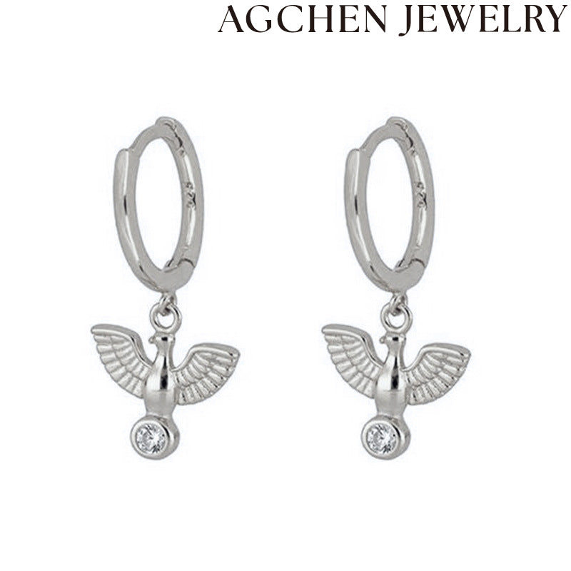 AG Peace Dove Earrings for Women