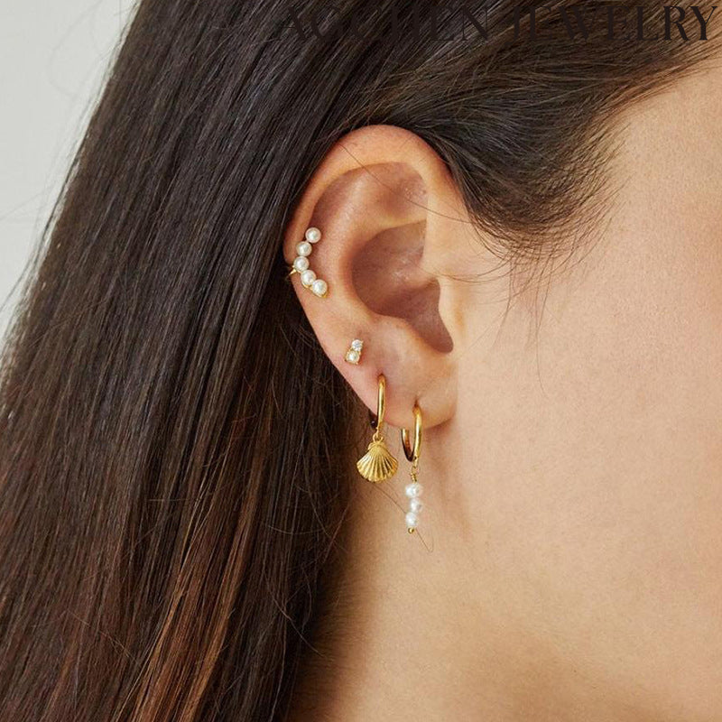 AG Shell Earrings