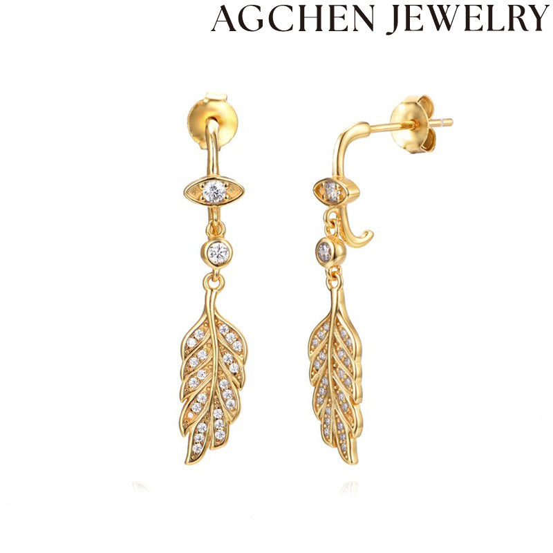 AG Wing Chain Earrings