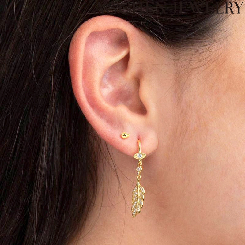 AG Wing Chain Earrings