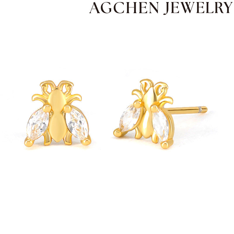 AG Adorable Insect Stud Earrings