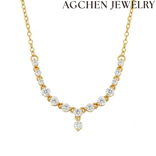 AG Elegant Zircon Necklace