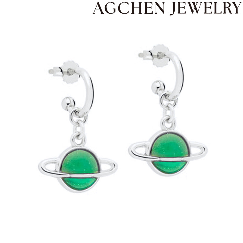 AG Green Planet Earrings