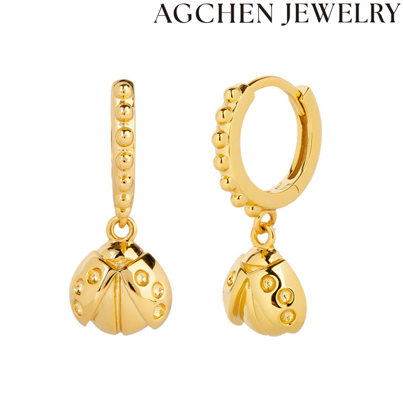 AG Ladybug Earrings