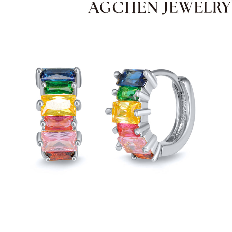 AG Adorable Multicolor Zirconia Earrings