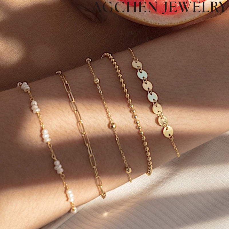 AG Sterling Silver Chain Bracelet