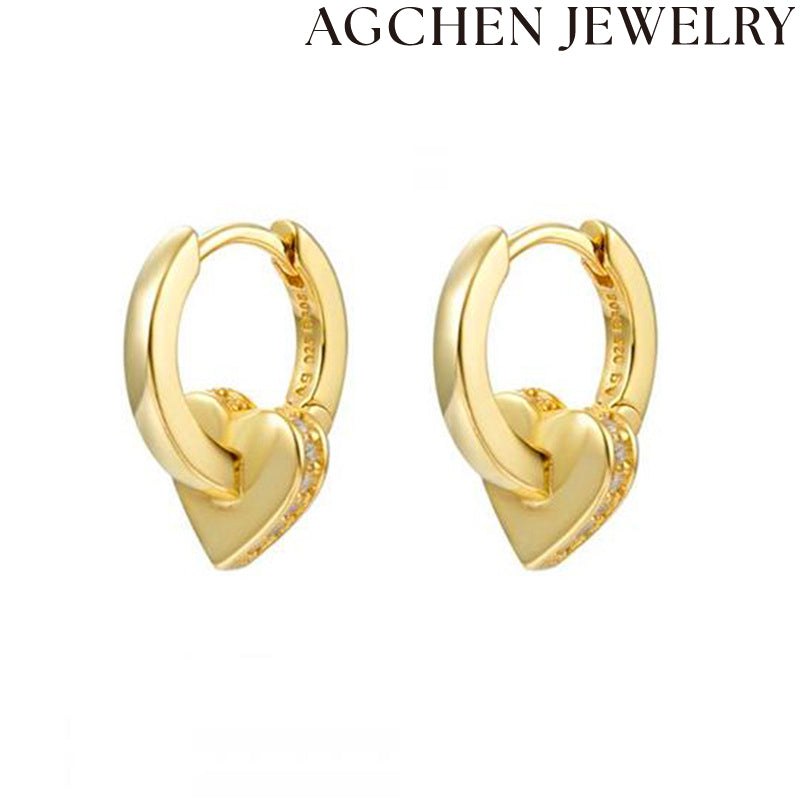AG Petite Heart Earrings